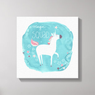 Magic Unicorn Squad Canvas Print