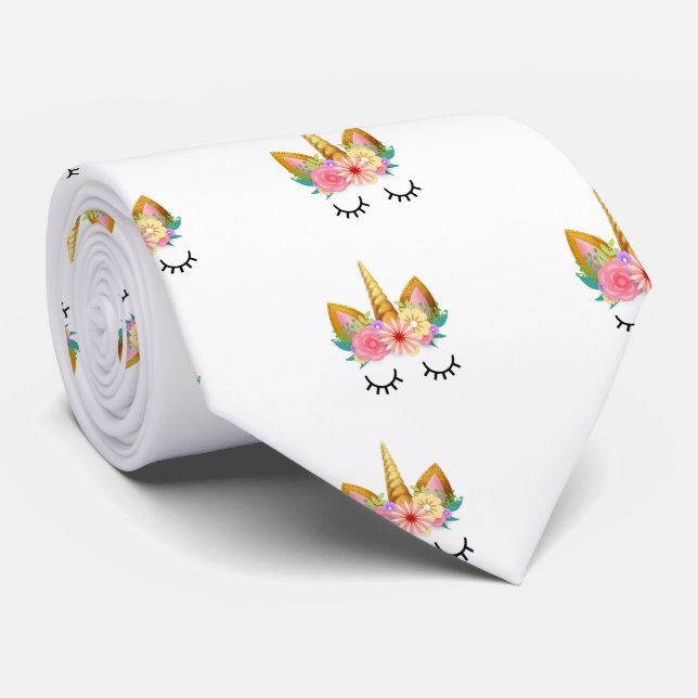Magic Unicorn Tie (Rolled)