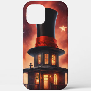 Magic Unveiled: Top Hat & Enchanted House iPhone 12 Pro Max Case
