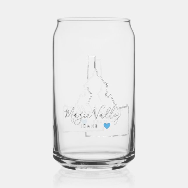 Magic Valley Idaho Drinking Glass (Front)