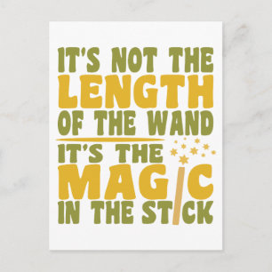 MAGIC WAND custom postcard