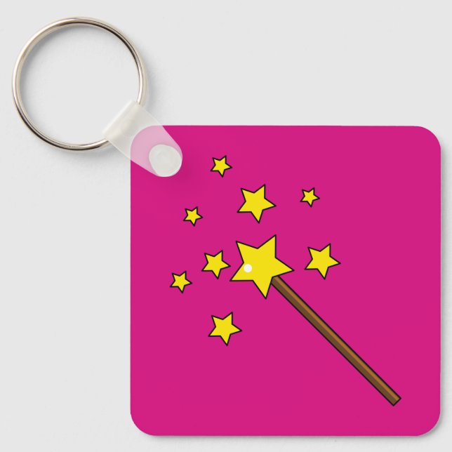 Magic Wand Key Ring (Front)