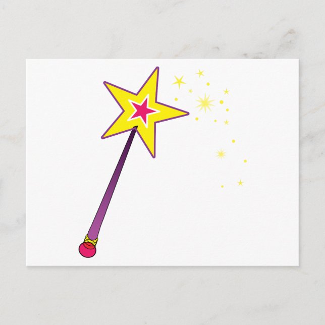 Magic Wand Postcard (Front)