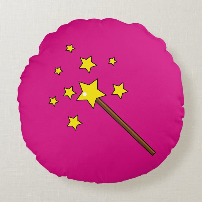 Magic Wand Round Cushion (Front)