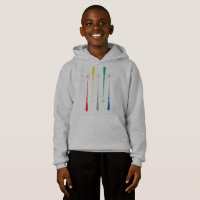 Magic Wands Kids Unisex Pullover Hoodie