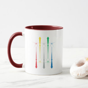 Magic Wands Mug 11oz. Dark Red
