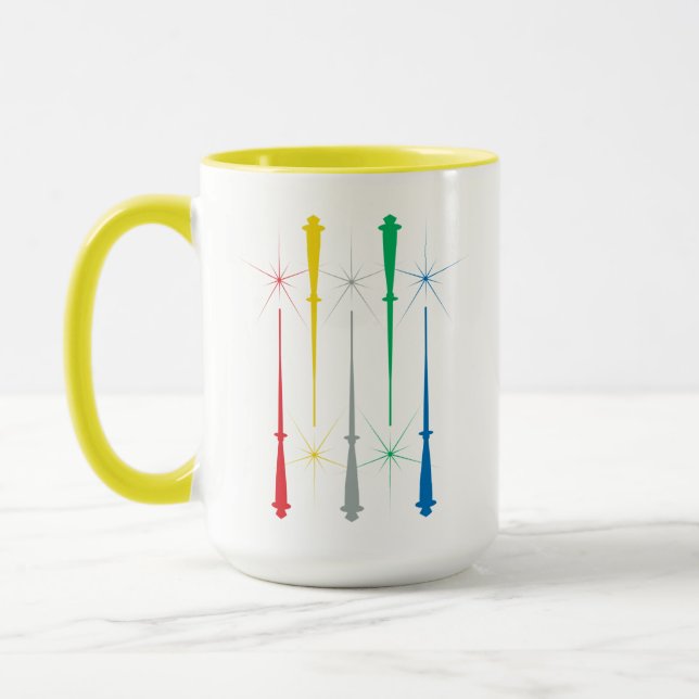 Magic Wands Mug 15oz. Yellow (Left)