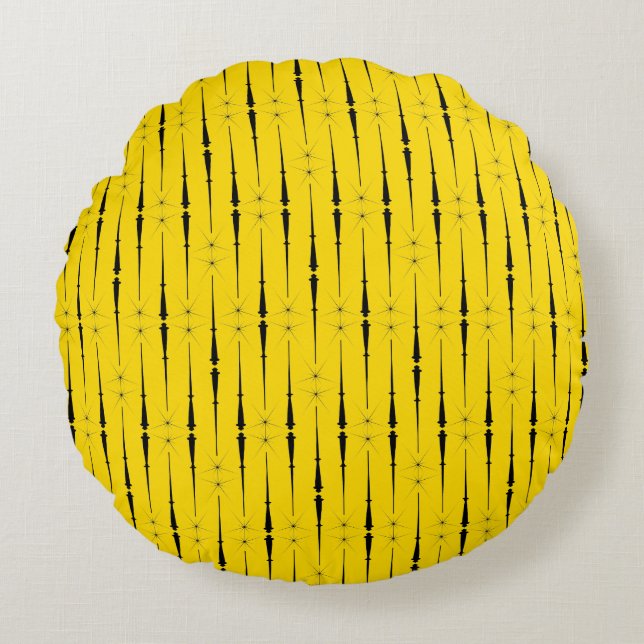 Magic Wands Round Pillow (Front)