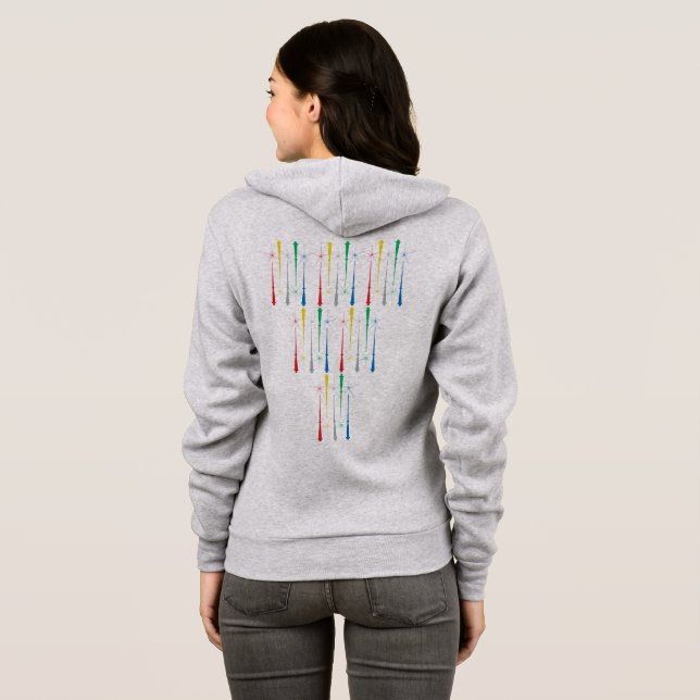 Magic Wands Zip Hoodie (Back Full)