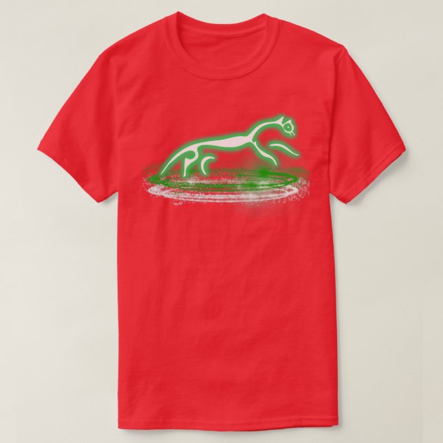 Magic White Horse Ring T-Shirt (Design Front)