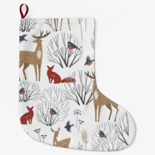 Magic Winter Wonderland Large Christmas Stocking