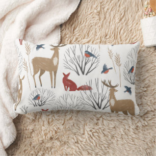 Magic Winter Wonderland Lumbar Cushion