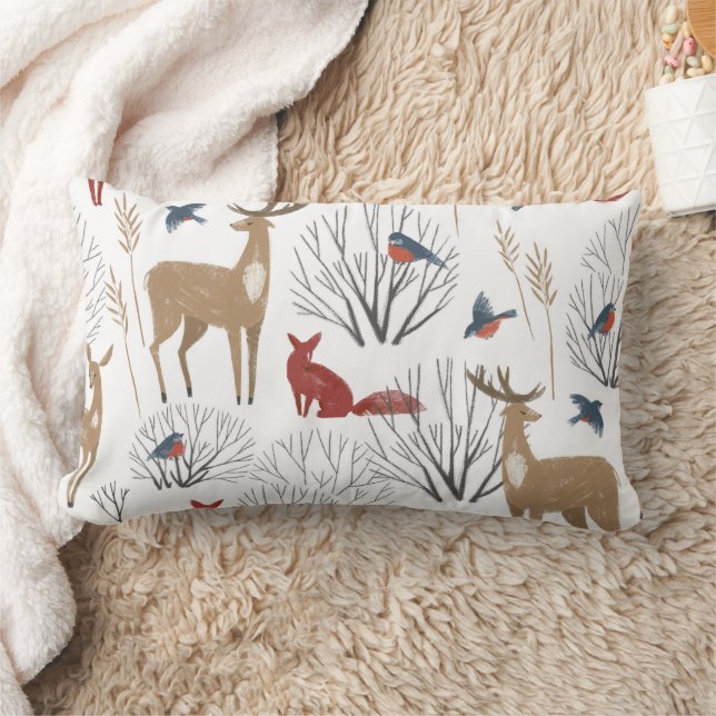 Magic Winter Wonderland Lumbar Cushion (Blanket)
