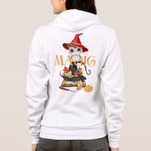 Magic Witch Owl Fall Themed  Hoodie