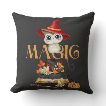 Magic Witch Owl Fall Themed Personalised