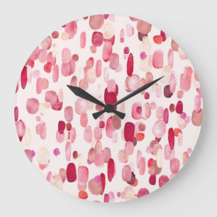 Magic witch, vintage seamless pattern. large clock