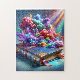 Magic Within the Pages | Colourful Imagination Jigsaw Puzzle