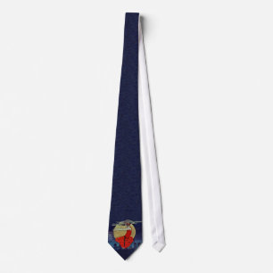 Magic Woman Floating Moon Night Sky Tie