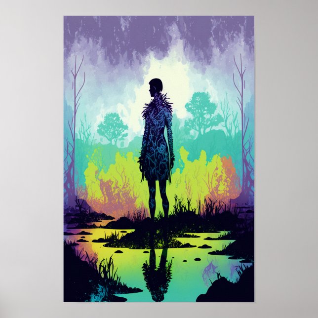Magic Woodland Psychedelic Poster 2 (Front)