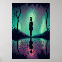 Magic Woodland Psychedelic Poster 3