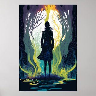 Magic Woodland Psychedelic Poster 5