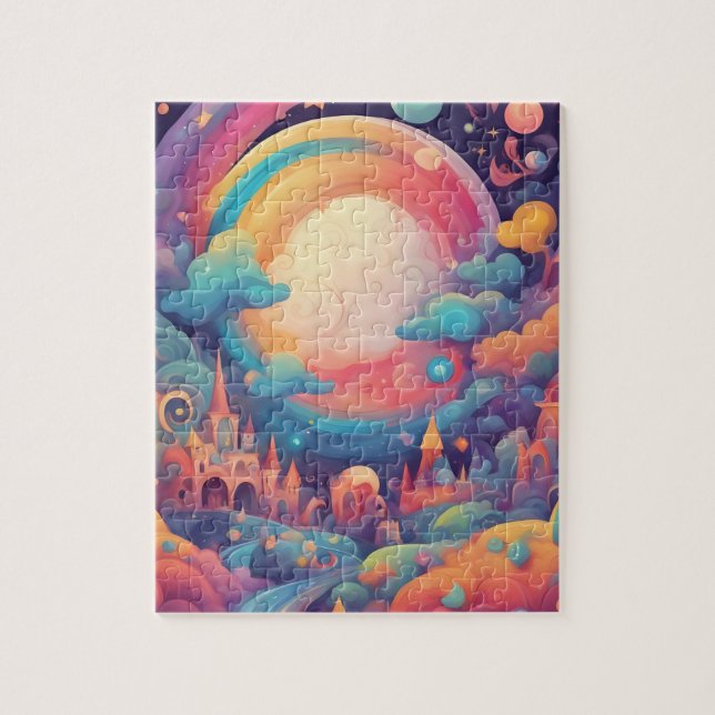 Magic World Fantasy Jigsaw Puzzle (Vertical)