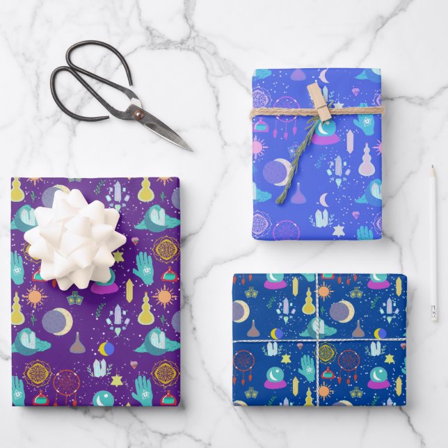 Magic  wrapping paper sheet (Front)
