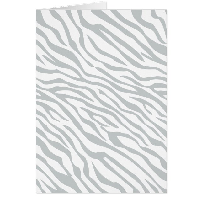 Magic Zebra Stripes Click to Customise Grey Colour (Front)