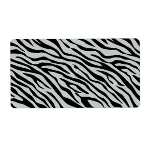 Magic Zebra Stripes Click to Customise Grey Colour