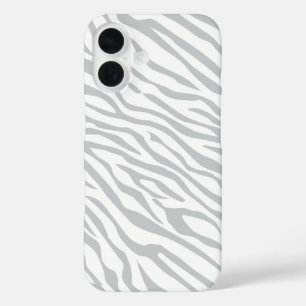 Magic Zebra Stripes Click to Customise Grey Colour iPhone 16 Case