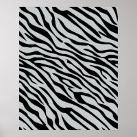 Magic Zebra Stripes Click to Customise Grey Colour