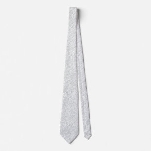 Magic Zebra Stripes Click to Customise Grey Colour Tie