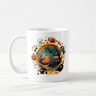 Magical 3D Halloween Portal Coffee Mug