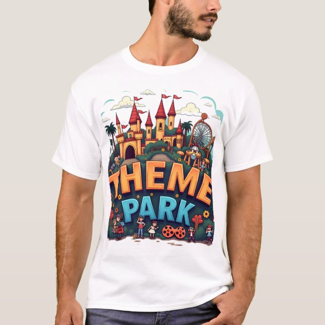 "Magical Adventures Await at the Ultimate Theme Pa T-Shirt (Front)