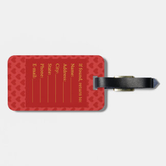 Magical Airways Heart Design Luggage Tag