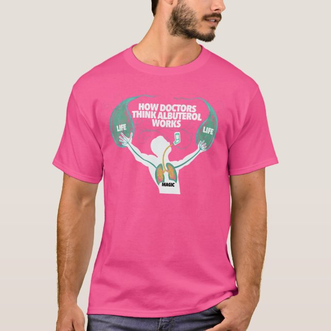 Magical Albuterol Funny Respiratory Therapist Desi T-Shirt (Front)