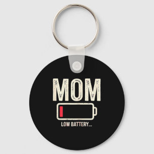 Magical and funny mothers day mum low battery blac key ring