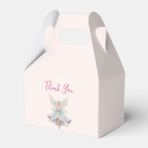 Magical Angel Fairy Pastel Colors Thank You Favour Box