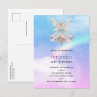 Magical Angel Fairy Pastel Colours Birthday