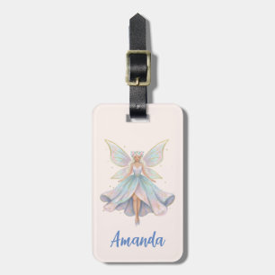 Magical Angel Fairy Pastel Colours Luggage Tag