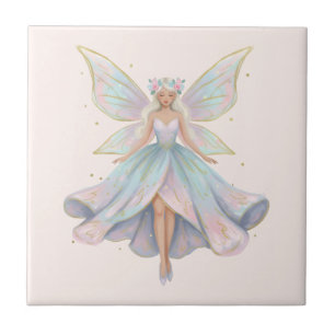 Magical Angel Fairy Pastel Colours Tile