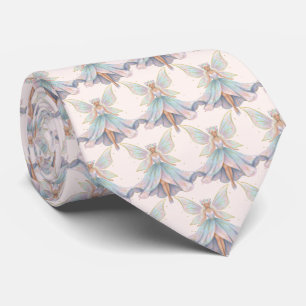 Magical Angel Fairy Pattern Pastel Colours  Tie