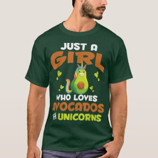 Magical Animal Just A Girl Who Loves Avocados And  T-Shirt