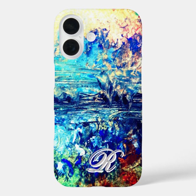 magical artistic ethereal Abstract Monogram Case-Mate iPhone Case (Back)
