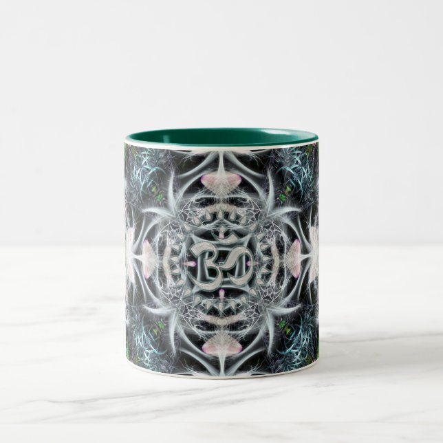 Magical Aum Fractal Art Mug (Center)