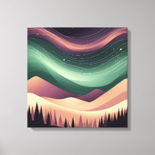 Magical Aurora Borealis Wall Art – Northern Lights