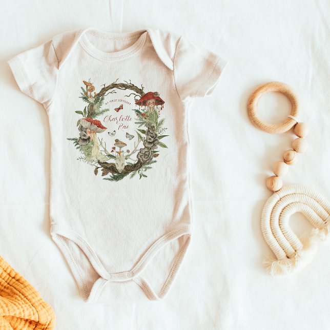 Magical Autumn Forest Fairy | Birthday Baby Bodysuit (Creator Uploaded)