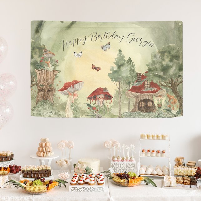 Magical Autumn Forest Fairy | Birthday Welcome Banner (Creator Uploaded)
