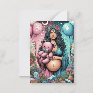 Magical Baby Shower   Gender Reveal Card