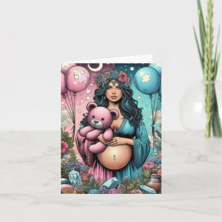 Magical Baby Shower | Gender Reveal Note Card